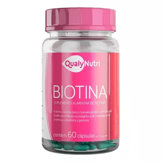 Complemento Alimenticio De Biotina - Biotina - 60 Cápsulas