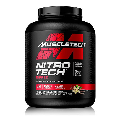 Nitro Tech Ripped 4lb Sabor French Vanilla