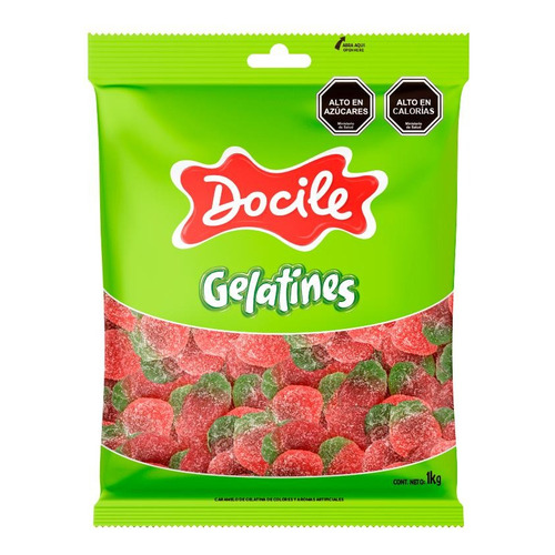 Gomitas Frutillas Ácidas 1 Kg. Docile