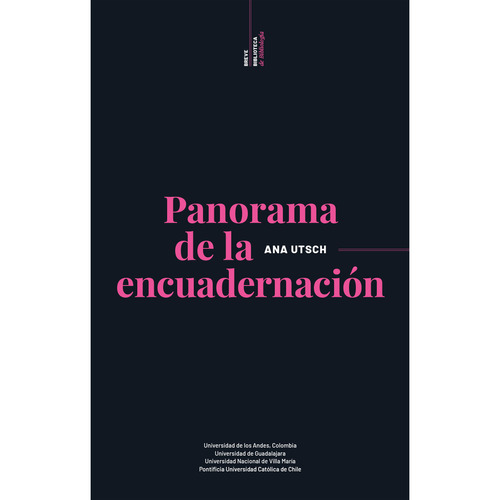 Panoramas de la encuadernación, de Utsch , Ana.. Editorial EdicionesUC, tapa blanda, edición 1.0 en español, 2016