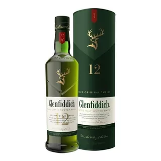Whisky Glenfiddich 12 Años - Single Malt, 750 Ml.
