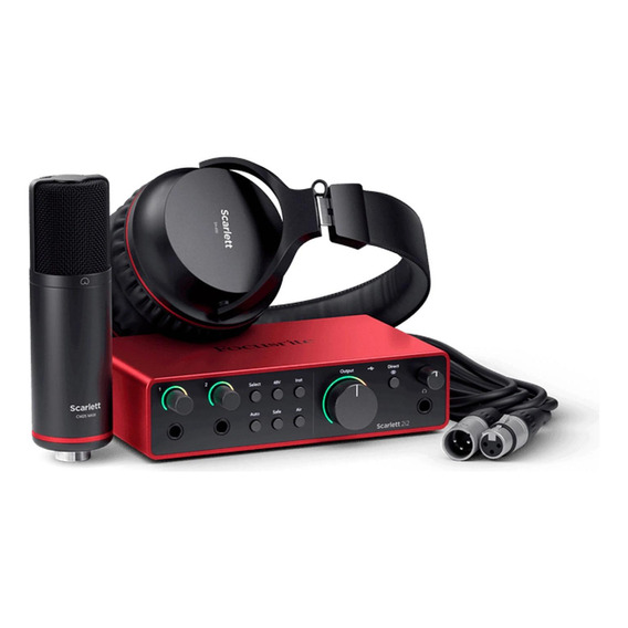 Scarlett 2i2 Studio Pack Homestudio 4ta Gen Focusrite