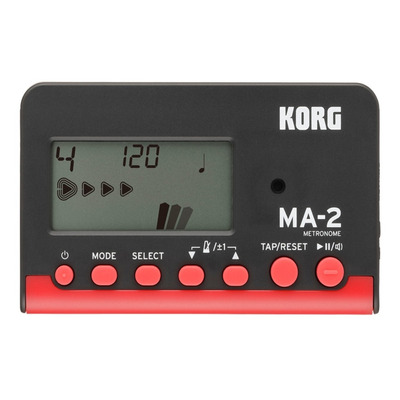 Metrônomo Digital Compacto Korg Ma-2 Blbk P/orquestra