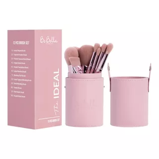 Set De 12 Brochas De Maquillaje Bebella Cosmetics The Ideal The Ideal