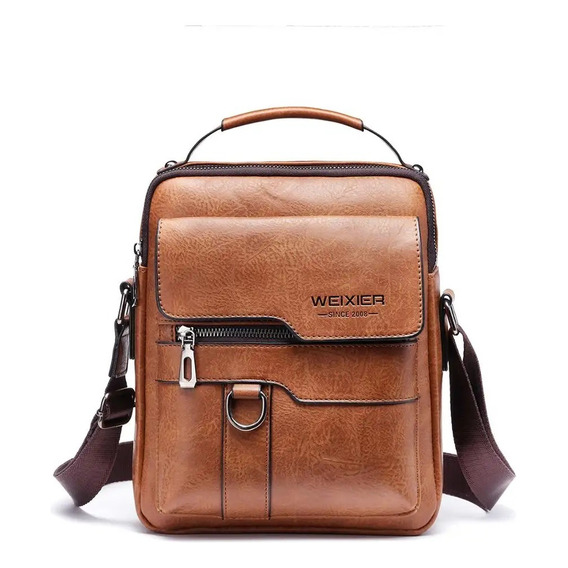 Morral Para Hombres De Diseño Elegante - Weixer Cuero Pu