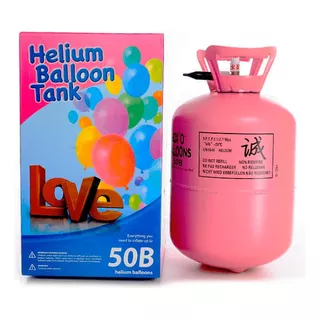 Tanque De Gas Helio Balón Time Jumbo Desechable Y Cinta.