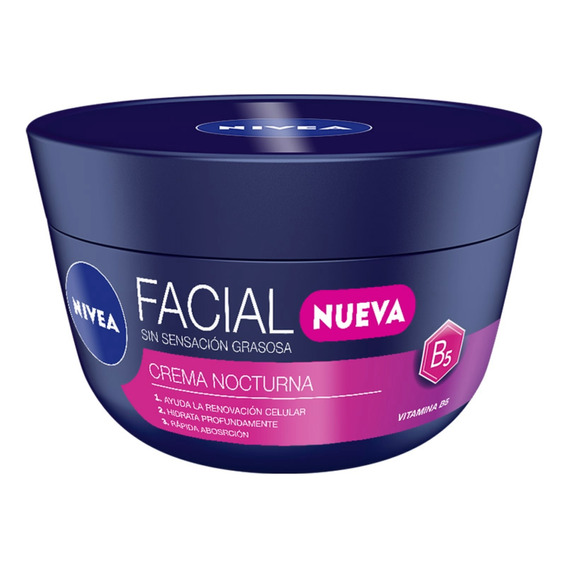 Nivea Crema Facial Cuidado Noche B5 100g - g a $240