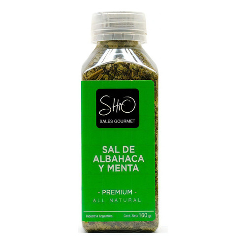 Sal De Albahaca Y Menta Shio Gourmet Premium 160g - Dw