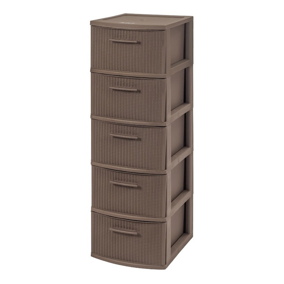  Cajonero Organizador Infantil Plastico 5 Niveles  Mueble Mq