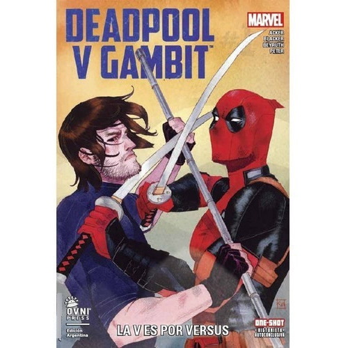 La V Es Por Versus - Deadpool V Gambit, De Vv. Aa.. Editorial Ovni Press, Tapa Blanda En Español, 2016