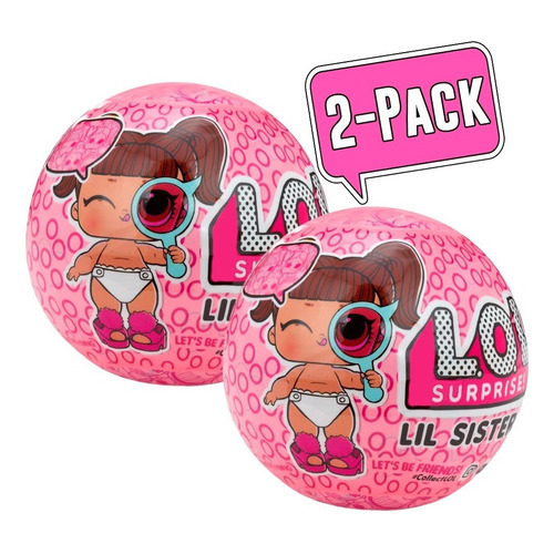 Pack De 2 Muñecas Lol Surprise Lil Sisters Eye Spy Series