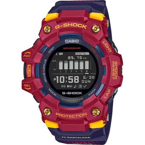 Reloj Casio G-shock Gbd-100bar Para Caballero Color de la correa Azul