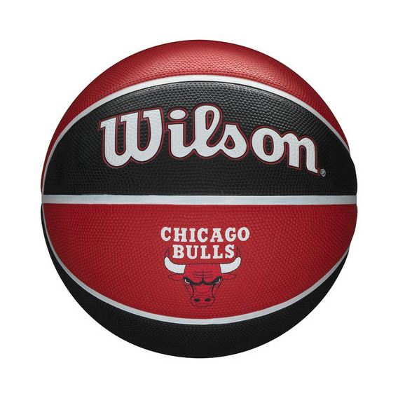 Balón Baloncesto Wilson Team Tribute Nba Basketball #7 Color Rojo-chicago Bulls