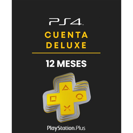 Playstation Plus Deluxe 12 Meses Ps4