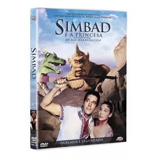 Simbad E A Princesa - Dvd - Kerwin Mathews - Kathryn Grant