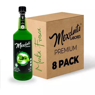 Mexclaito Premium Menta Pack 8 L Jarabe Endulzante