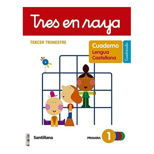 1-3pri Cuad Tres En Raya Cuadr Cast Ed22, De Aa. Vv.. Editorial Santillana, Tapa Blanda En Español, 2022