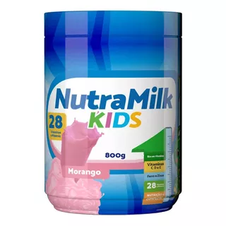 Suplemento Alimentar Nutramilk Kids Morango 800g