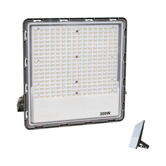 Reflectores Led 200w Exteriores Cubull Luz Blanca Jardin Color De La Carcasa Blanco