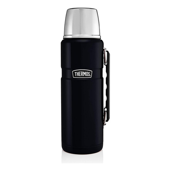 Termo Acero 1.2 Lts Marca Thermos King Hts Color Azul Noche