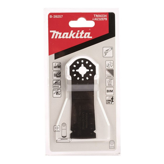 Cuchilla Makita B-39257 Tma034 Corte Madera Metal Pallet Mkb