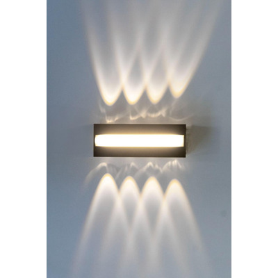 Bidireccional Lino 3 Aluminio Negro Frontal Exterior Cie