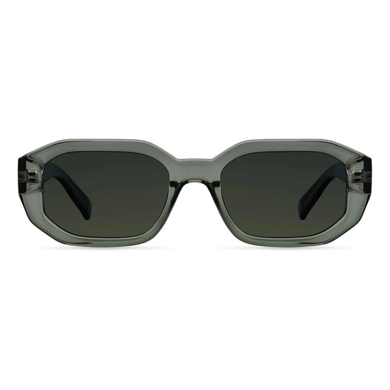 Lentes De Sol Meller Polarizados Uv400 - Kessie Fog Olive Lente Verde Oscuro Varilla Verde Oscuro Armazón Verde Oscuro