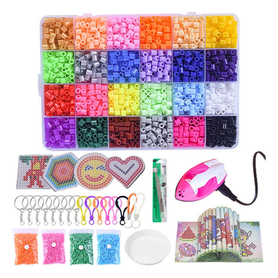 36000 Kit Hama Beads 2.6mm Cuentas Planchar (48 Colores)