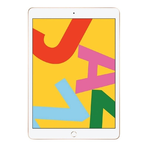iPad  Apple  7th generation 2019 A2198 10.2" con red móvil 128GB gold y 3GB de memoria RAM