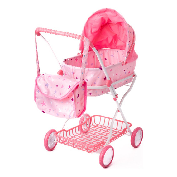 Coche De Muñecas Con Bolso Estilo Coche Cuna Rainbow®.