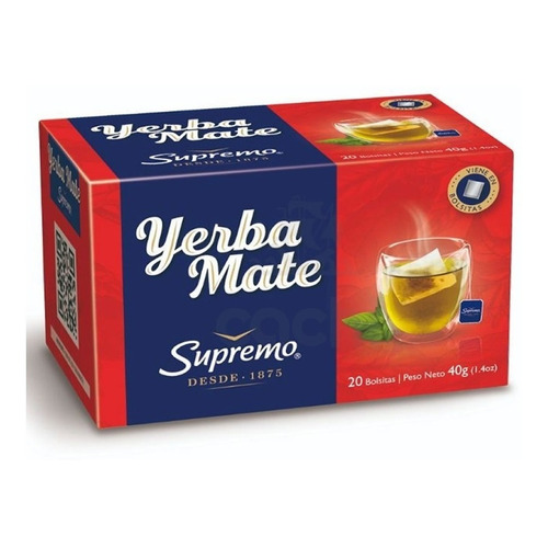 Te Supremo Yerba Mate 20 Sobres