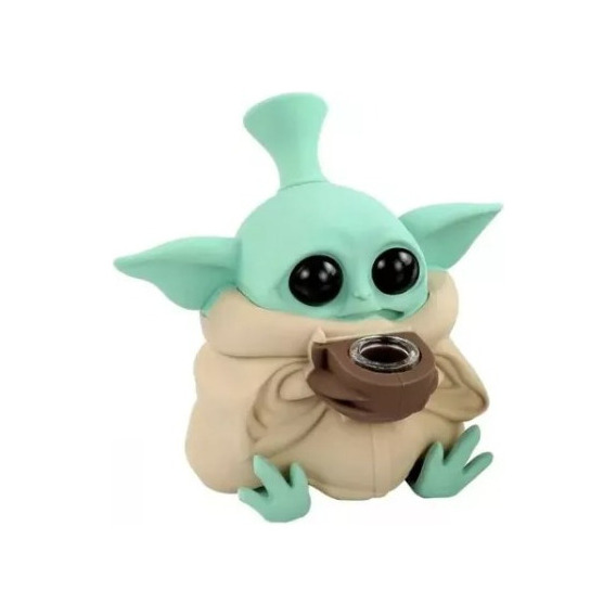 Pipa Bong Baby Yoda - Grogu Star Wars Mandalorian Colores