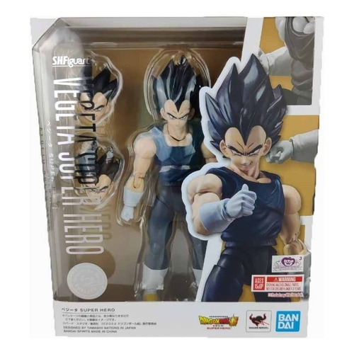 Figura de acción  Vegeta Super Hero de Tamashii Nations S.H. Figuarts