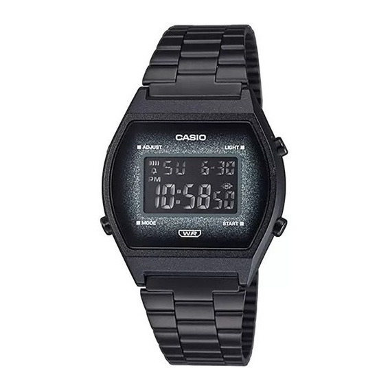 Reloj Casio Mujer B640wbg-1b Negro Brillos Digital Original 