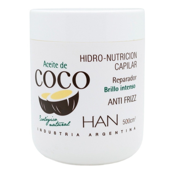 Han Aceite Coco Mascara Reparadora Nutrición Intensa 500ml