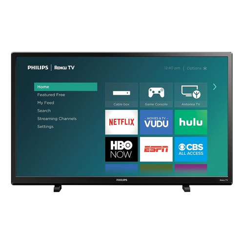 Smart TV Philips 4600 Series 32PFL4664/F7 LED Roku OS HD 32" 120V