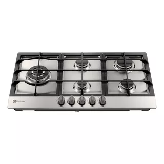 Cooktop 5 Bocas Electrolux À Gás Experience Inox Ke9dx Cor Prateado 127v/220v