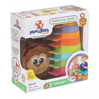 Empilha Baby Macaco - Mercotoys