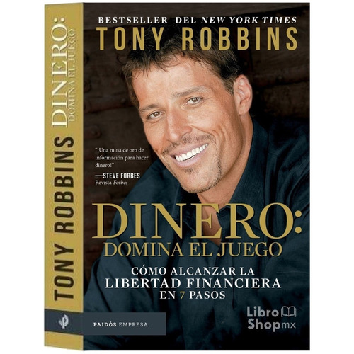 Dinero Domina El Juego - Tony Robbins - Paidós - Libro Color De La Portada Dorado