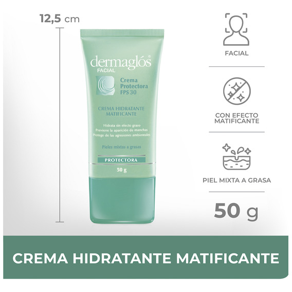 Dermaglós Crema Protectora Piel Mixta A Grasa 50gr