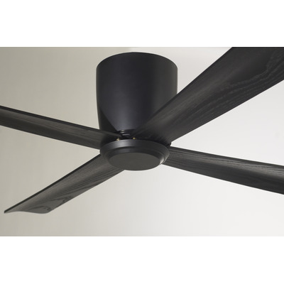 Ventilador De Techo 4 Palas Negro 452b Control Remoto Laft