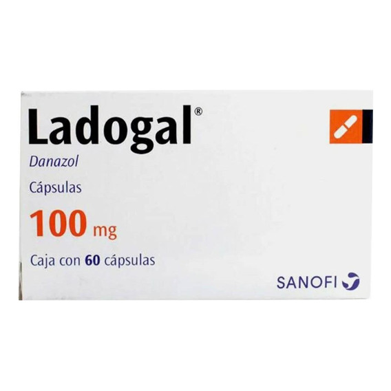 Ladogal Danazol 100 Mg Con 60 Cápsulas