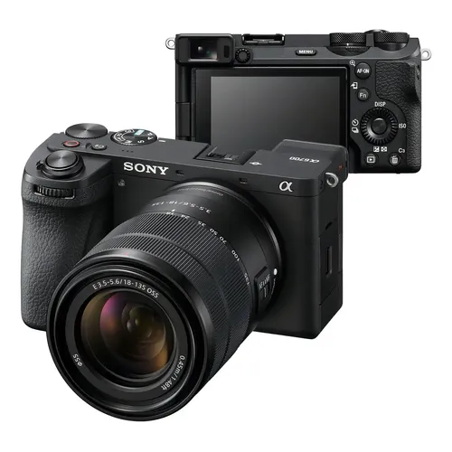 Câmera Mirrorless Sony A6700 26mp 4k 120fps + Lente 18-135mm Cor