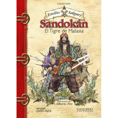 Sandokan, de Salgari, Emilio. Editorial Cangrejo Editores (G), tapa pasta dura en español