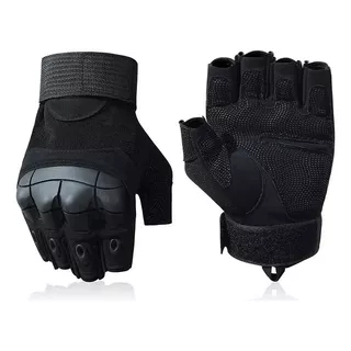 Guantes Cortos Con Protección Para Motos Bicicletas Tacticos