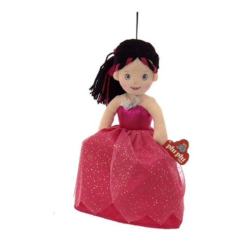 Muñeca Reversible 2 En 1 Princesa Infantil 