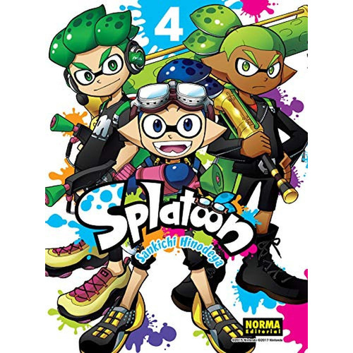 Splatoon 4: No aplica, de Hinodeya, Sankichi. Serie No aplica, vol. No aplica. Editorial NORMA EDITORIAL, tapa pasta blanda, edición 1 en español, 2018