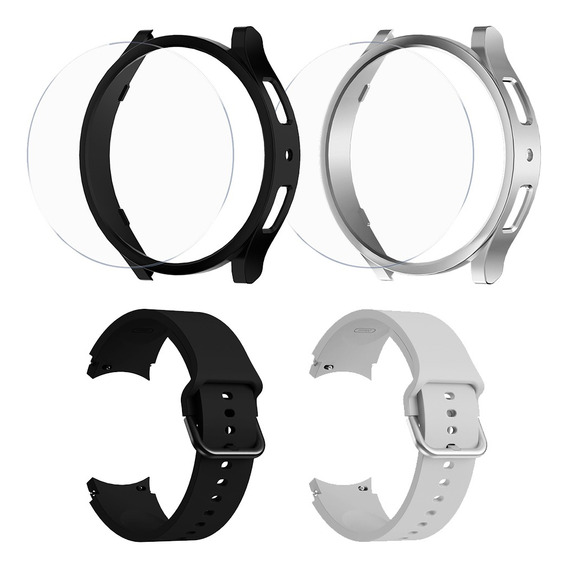 2 Correas Y Funda Y Mica Para Samsung Galaxy Watch 6