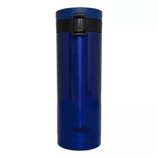 Termo Acero Inox, 500 Ml, Azul Marino Con Negro, F2890286