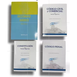 Diccionario + Ccyc +penal +constitución. Pack X4. Nuevos.